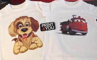 печать на детских футболках заказать